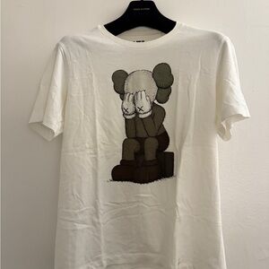 UT Uniqlo x KAWS Japan USA White T-Shirt with Graphic Design